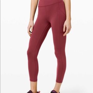 Lululemon Invigorate Tight 25” in Chianti